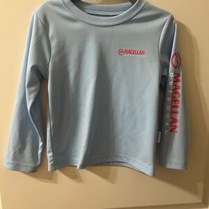 Magellan Outdoors Blue Long Sleeve Tee for Everyday Comfort